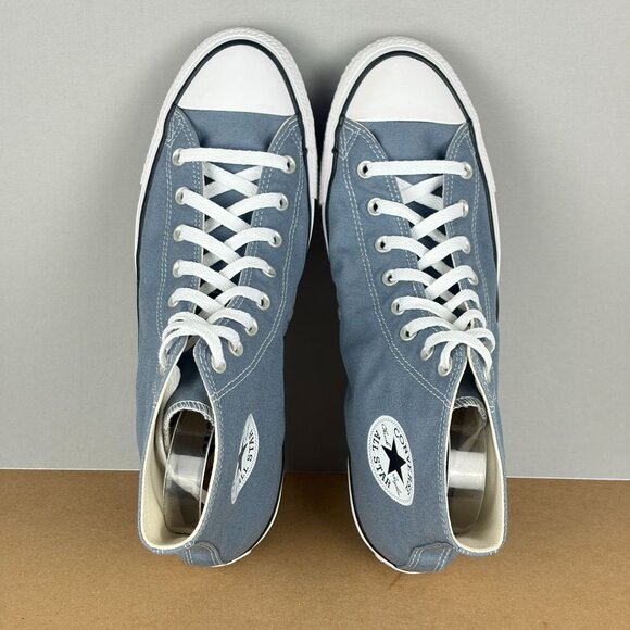 Converse Chuck Taylor All Star High Top Canvas Sneakers Mens 12 Gray Blue - Picture 9 of 10